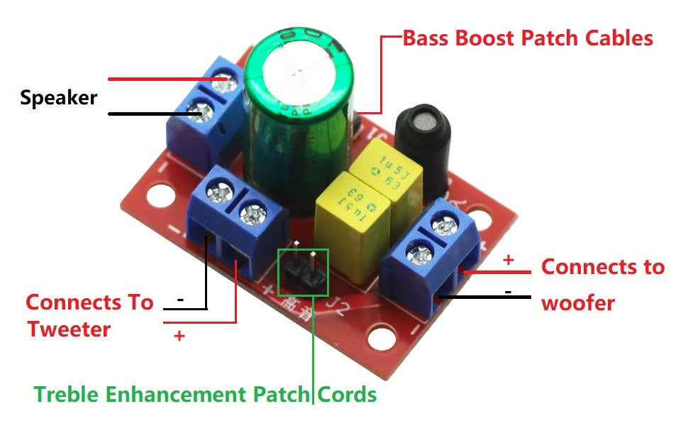 20W Speaker Electronics Kit (DIY)